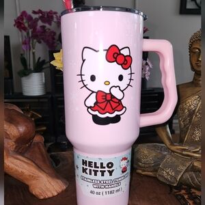 New Hello Kitty Holiday Winter 40oz.  Tumbler with Handle